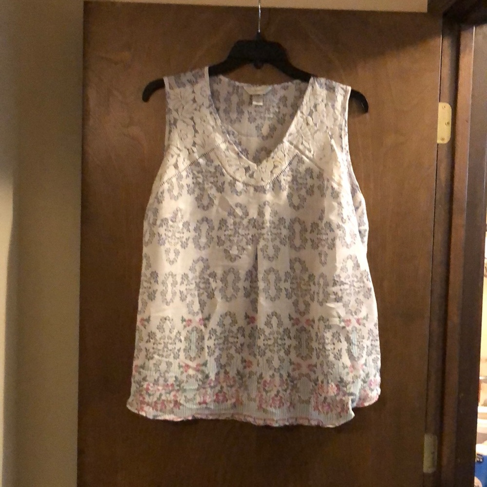 Floral tank top